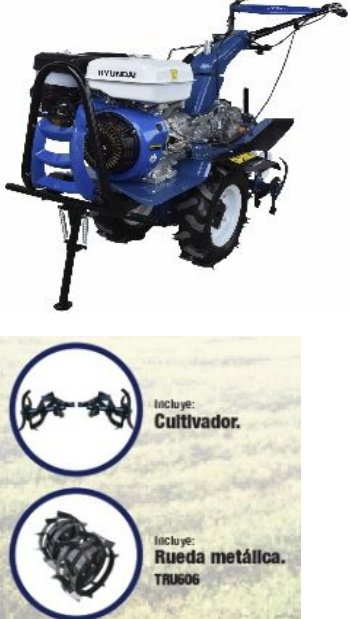MOTOCULTOR HYUNDAI 9.0 HP A GASOLINA INCLUYE: - CULTIVADOR -RUEDA METALICA 9 HP – FORJA, Tetela del Volcán, Morelos